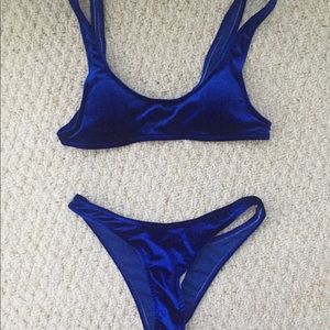 Blue Velvet Bikini